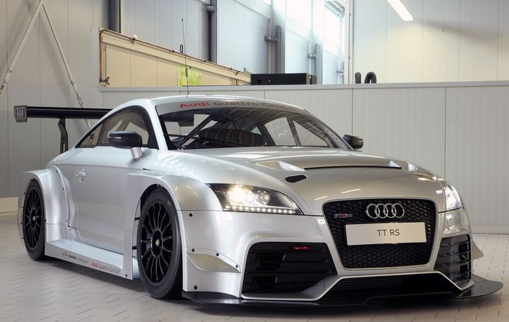 Audi TT RS endurance racer looks very serious