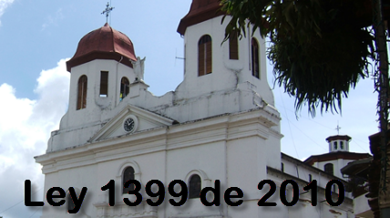 Ley en homenaje de San vicente Ferrer, antioquia.