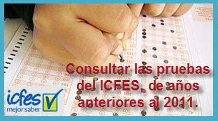 Consultar Pruebas ICFES años anteriores al 2011