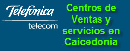 Oficinas y centros de servicio de Telefonica Telecom, ciudad: Caicedonia Valle – Colombia