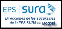 Direcciones de las Sucursales de la EPS SURA en Bogotá