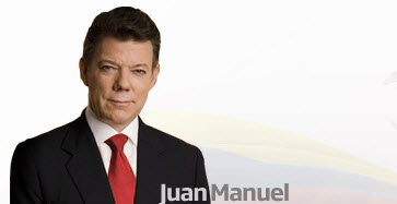 Juan Manuel Santos, Presidente de Colombia