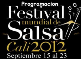 Programación oficial Festival Mundial de Salsa en Cali 2012