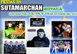 Fiestas de Sutamarchàn, Boyaca 2012