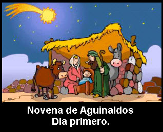 Novena de aguinaldos, dia primero.