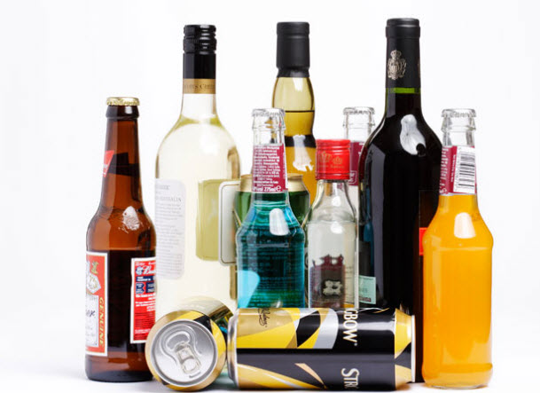 El alcohol y las bebidas dieteticas