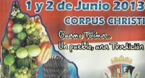 Corpus Christi en Guamo, Tolima 2013