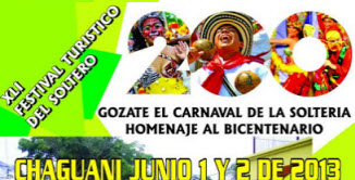 Festival Turistico del Soltero 2013 en Chaguaní, Cundinamarca