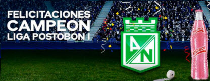 Atlético Nacional Campeón de la Liga Postobón 2013-1