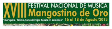 Festival Nacional de Música Mangostino de Oro en Mariquita, Tolima 2013