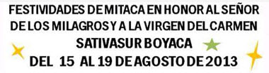 Festividades de Mitaca en Sativasur, Boyacá 2013