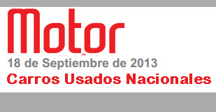 Precios revista motor carros usados nacionales septiembre 18 de 2013