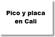 Nuevo pico y placa en Cali