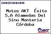 Teléfono y Dirección de Motos AKT Éxito S.A Alamedas del Sinu, Monteria, Córdoba, Colombia