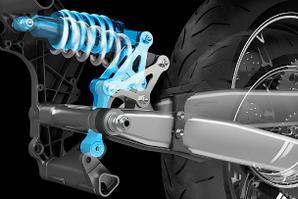 Kawasaki Z1000 amortiguador trasero horizontal