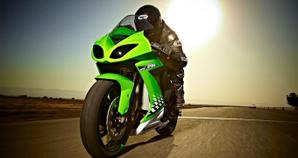 Kawasaki ZX10R en marcha