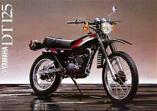Yamaha DT 125 Negra