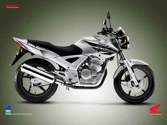 Honda CBX 250 Twister Blanco negro