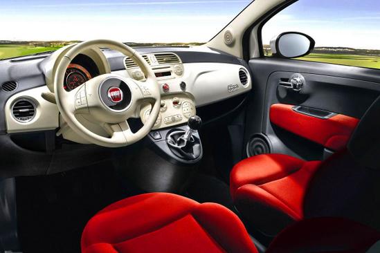 FIAT 500 interior