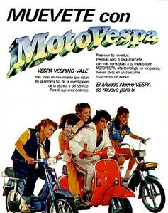 Piaggio vespa publicidad