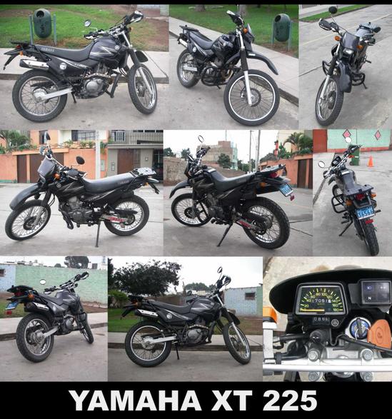 Yamaha XT 225 collage