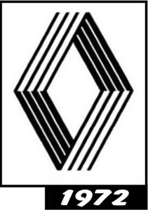 Renault logo 1972