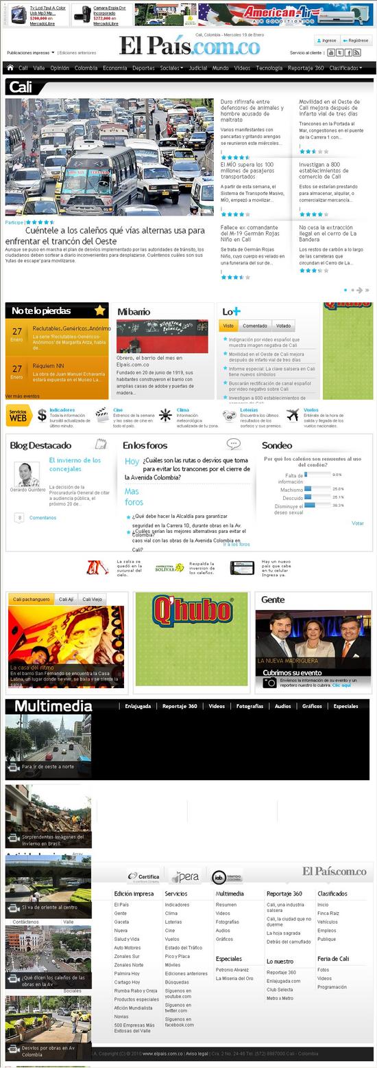 Periodico El Pais Cali www.elpais.com.co