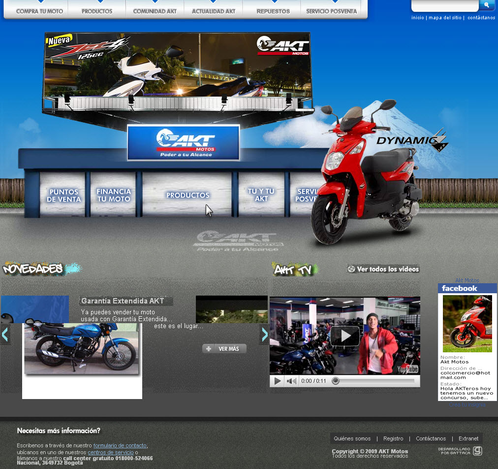 Pagina de motos
