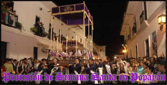 procesion de semana santa en popayan
