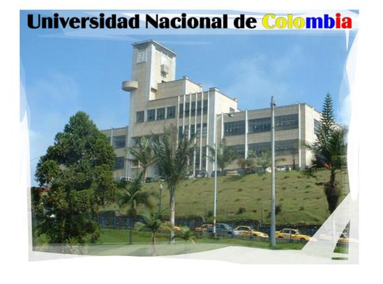 Admira las instalaciones de la Universidad Nacional De Colombia