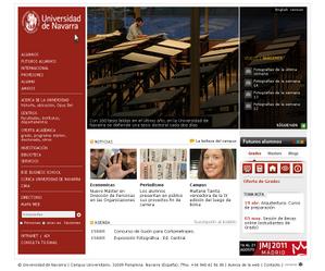 Vista de www.unav.es | Pagina Web o Home
