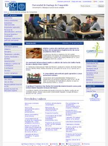 Vista de www.usc.es | Pagina Web o Home