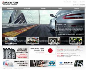 Vista de www.bridgestone.es | Pagina Web o Home