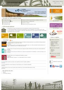 Vista de www.uniovi.es | Pagina Web o Home
