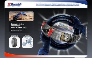 Vista de www.es.bfgoodrichtires.com | Pagina Web o Home