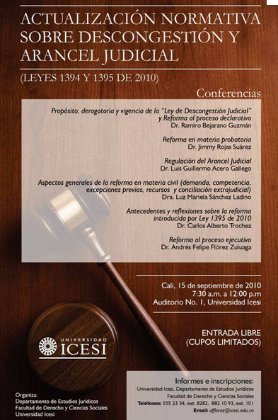 arancel judicial en colombia