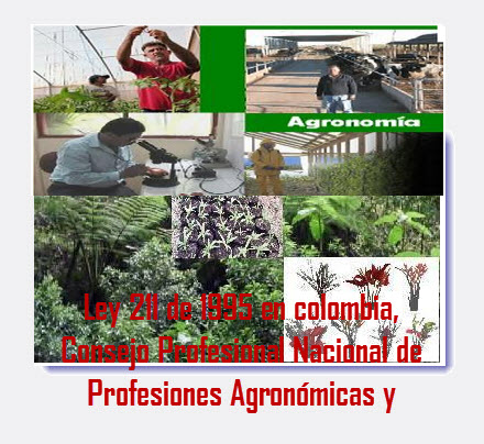 ley 211 de 1995 en colombia, consejo profesional de profesiones Agronómicas y Forestales