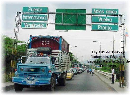 Ley 191 de 1995 en colombia.