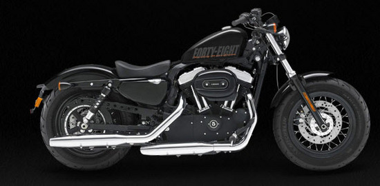 Harley Davidson Forty Eight, negro