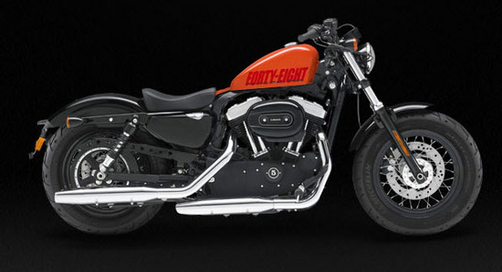 Harley Davidson Forty Eight, rojo