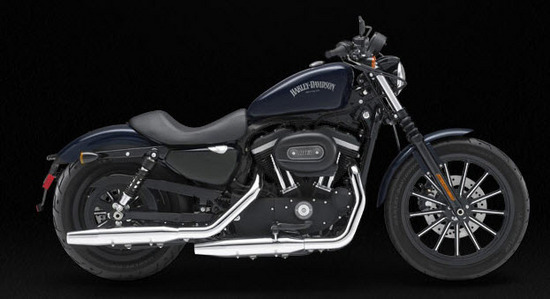 Harley Davidson Iron 883, azul oscuro