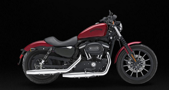 Harley Davidson Iron 883, vinotinto