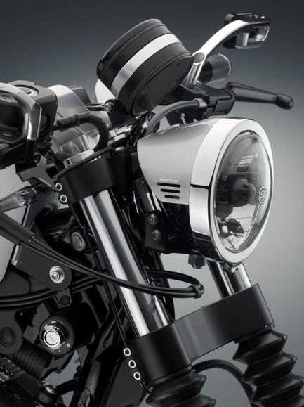 Harley Davidson Sportster XL 883 Low, detalle frontal