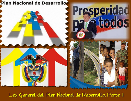Ley General del Plan Nacional de Desarrollo, Parte II