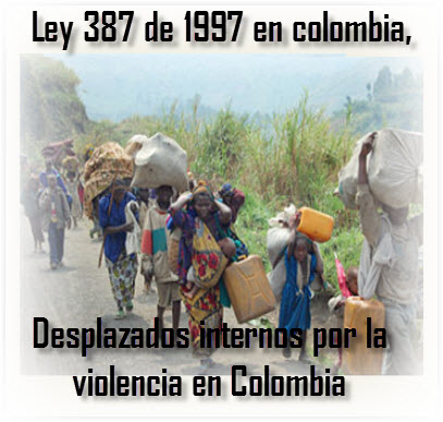 Desplazados internos por la violencia en Colombia 