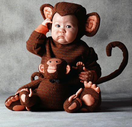 Disfraces para bebe mico