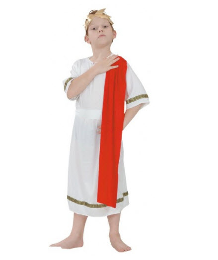 Disfraces para niños emperador  romano