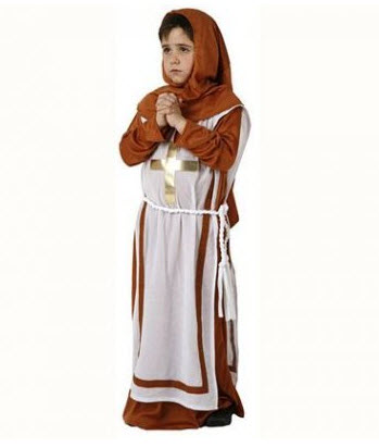 Disfraz para niños monja