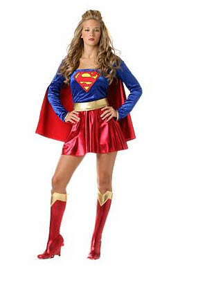 Disfraz para adultos superman version  chica