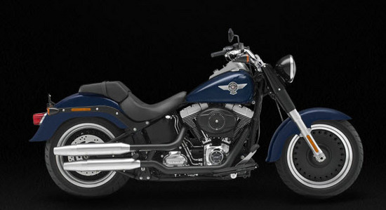Harley Davidson Fat Boy Special, azul